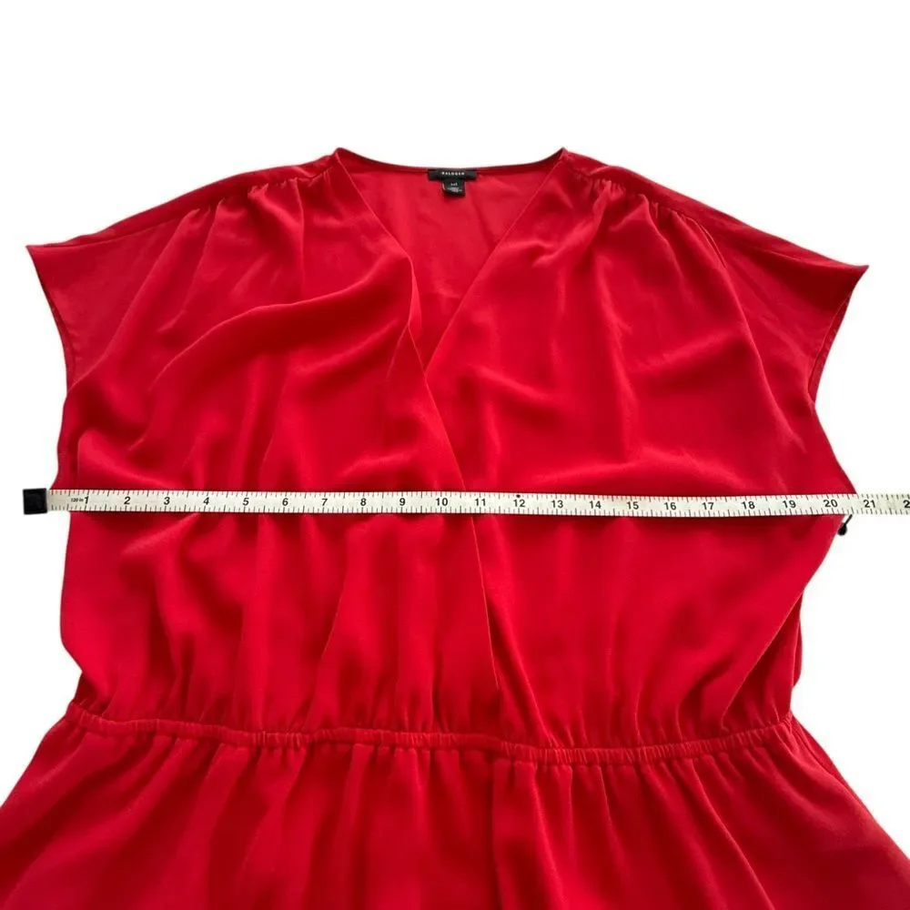 Halogen Red Elastic Waist Dress w/ Pockets - Picture 6 of 10